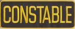 Constable Gold on Brown 11 X 4 Back Panel patch